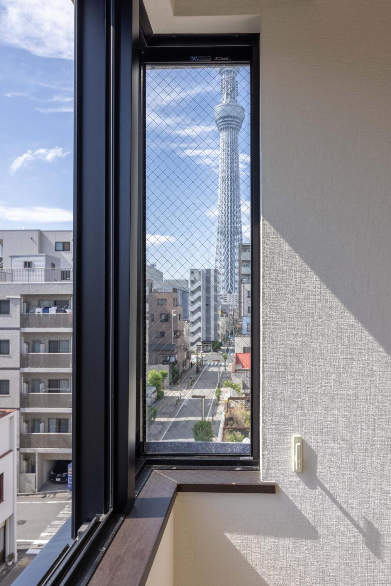 Ferienwohnung Skytree View Kinshicho - Self Check-In Only Präfektur Tokio Exterior foto