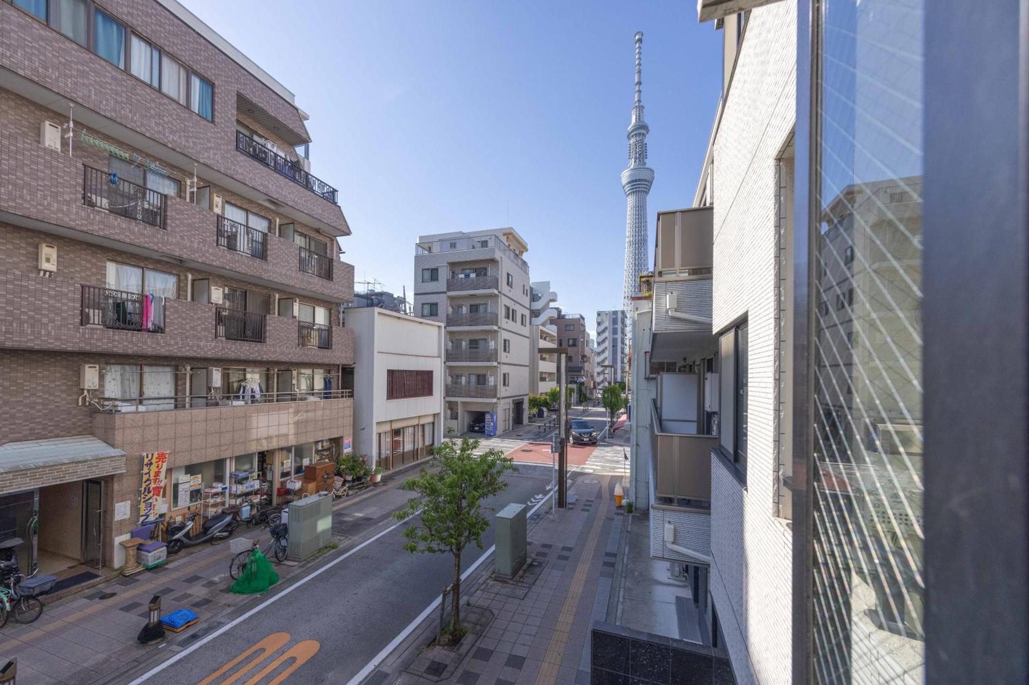 Ferienwohnung Skytree View Kinshicho - Self Check-In Only Präfektur Tokio Exterior foto